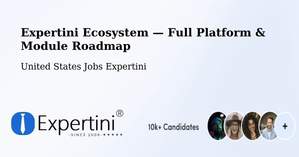 Expertini Ecosystem — Full Platform & Module Roadmap – Fletcher
